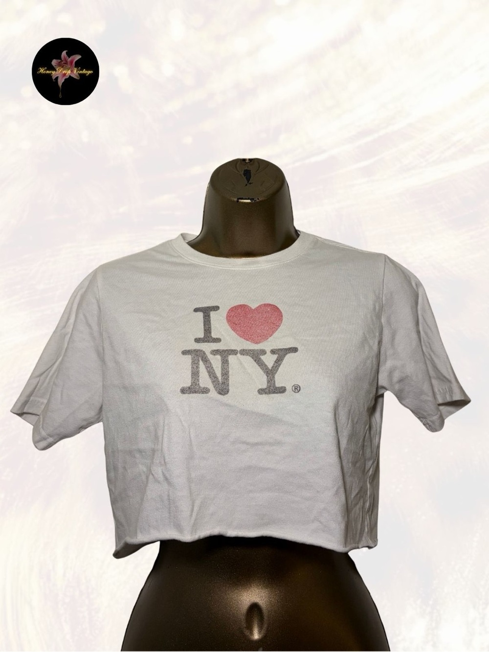 I Heart NY Cropped Graphic Tee